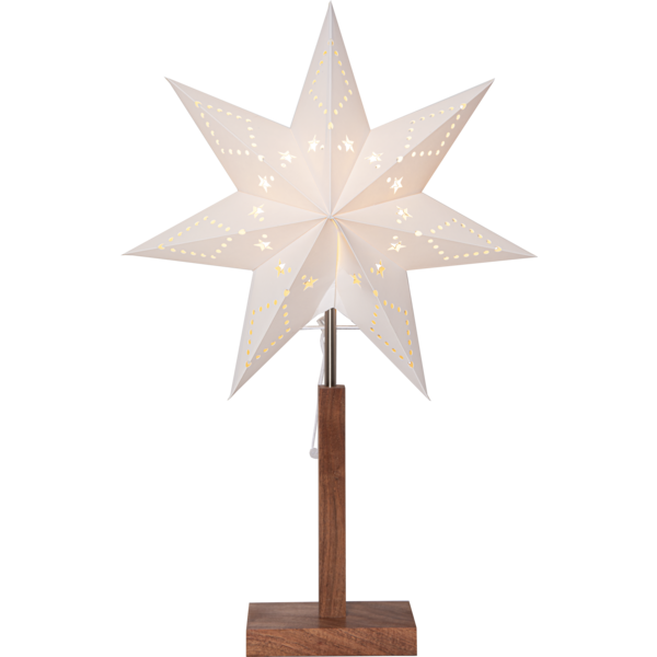 Karo adventstjerne på fot