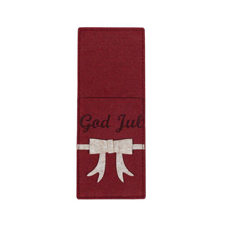 Bestikkholder God Jul, rød