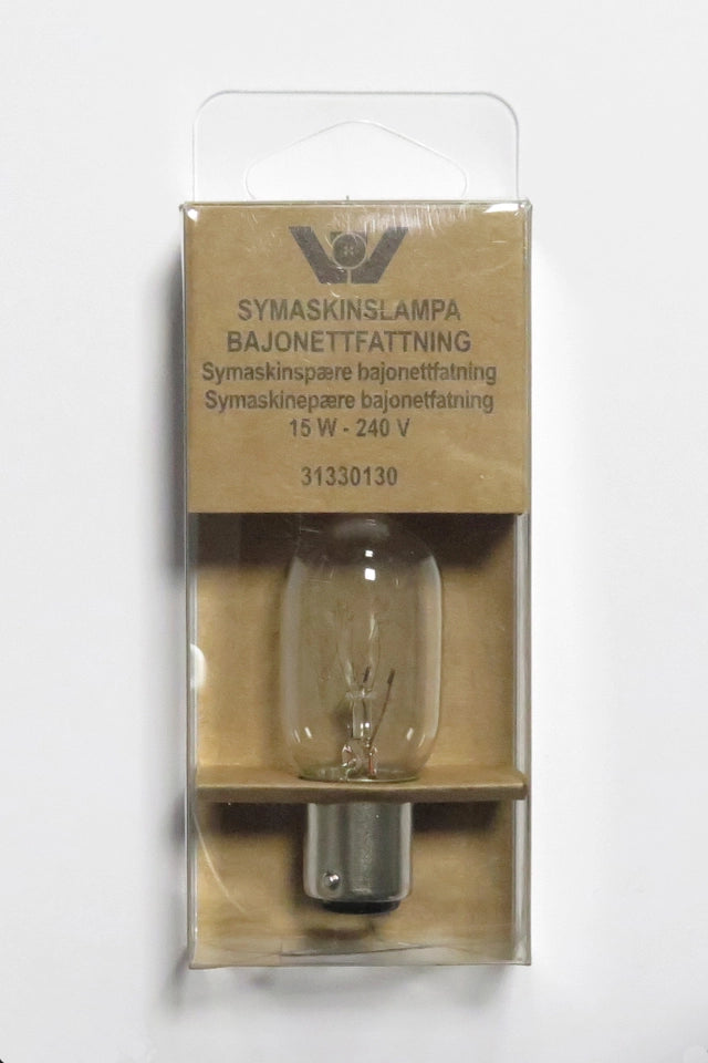 Symaskinpære, bajonett