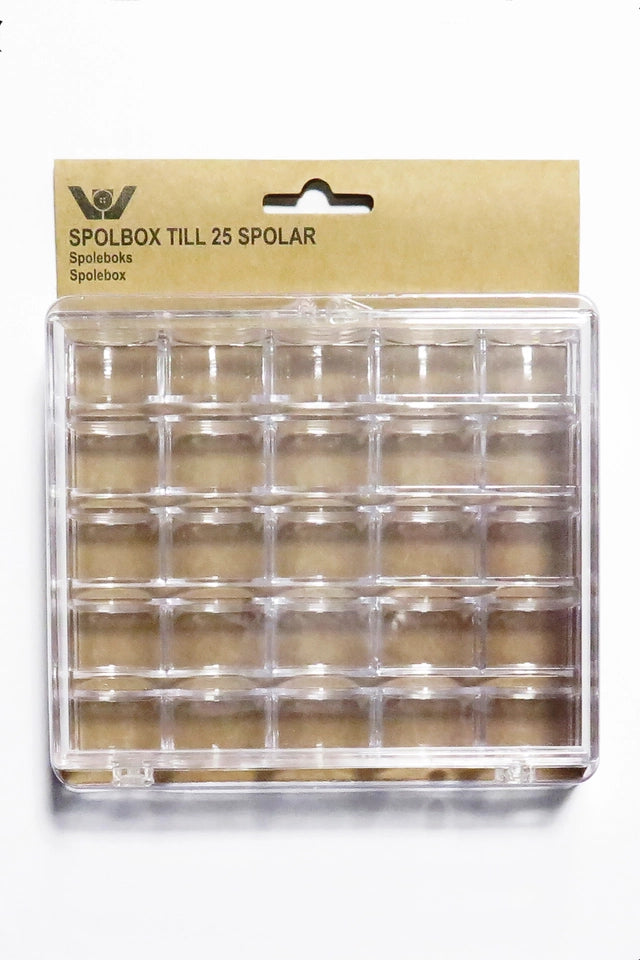 Sytilbehør Spoleboks, 25 spoler