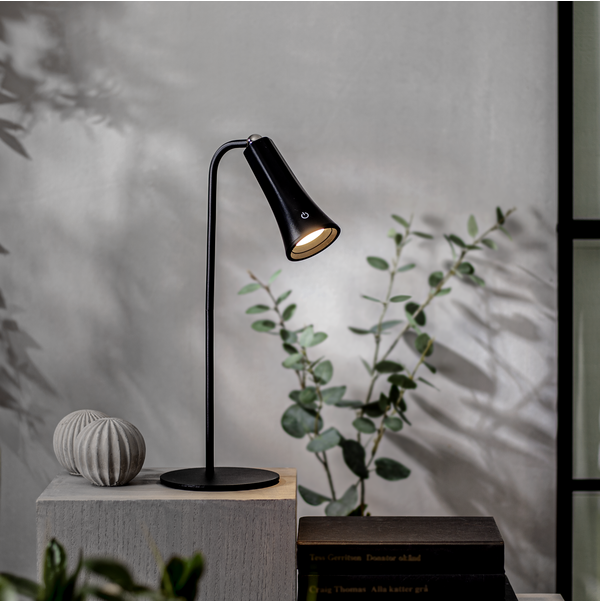Bordlampe Functional, Svart