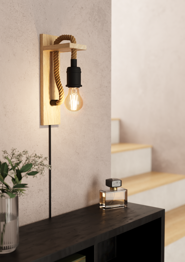 Rampside vegglampe