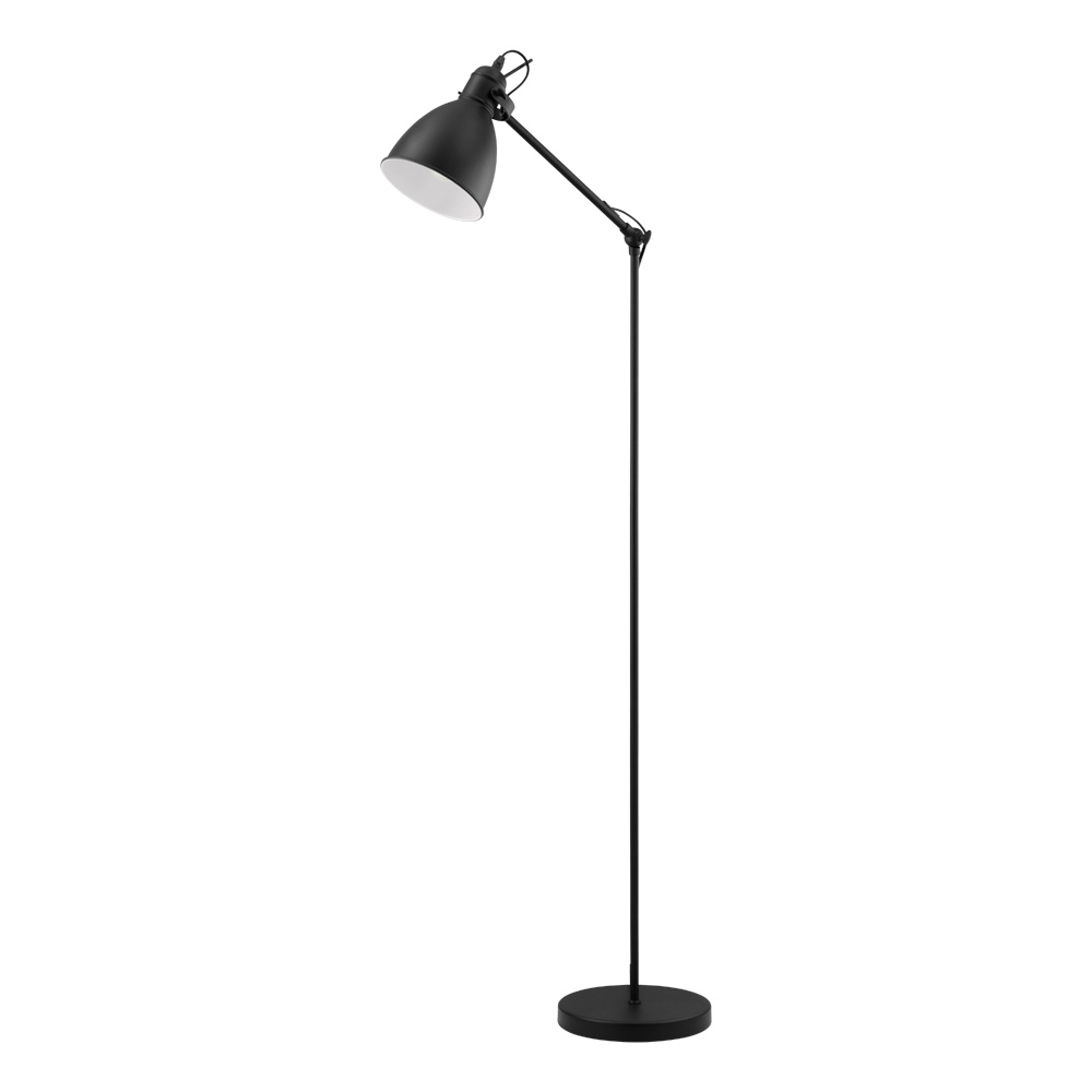 Gulvlampe Priddy, Svart