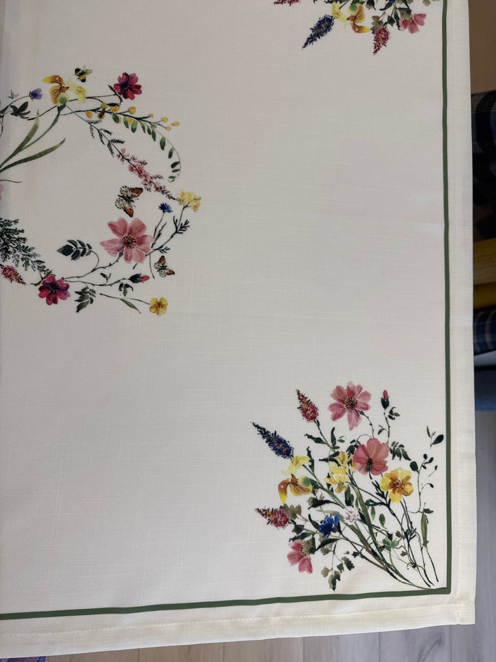 Duk Blomstereng, 85x85cm