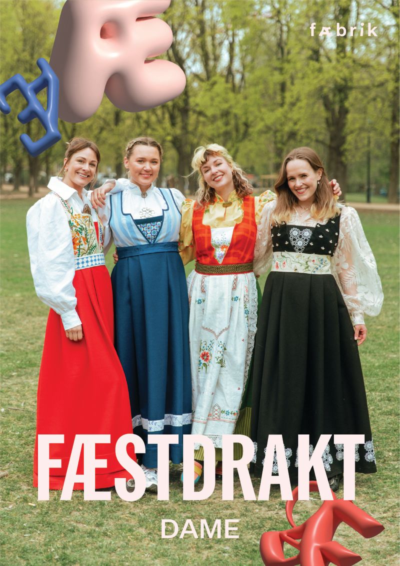Symønster, Fæbrik - Fæstdrakt dame