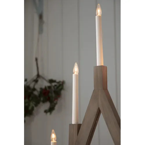 Bjurfors adventstake brun, 77cm høy