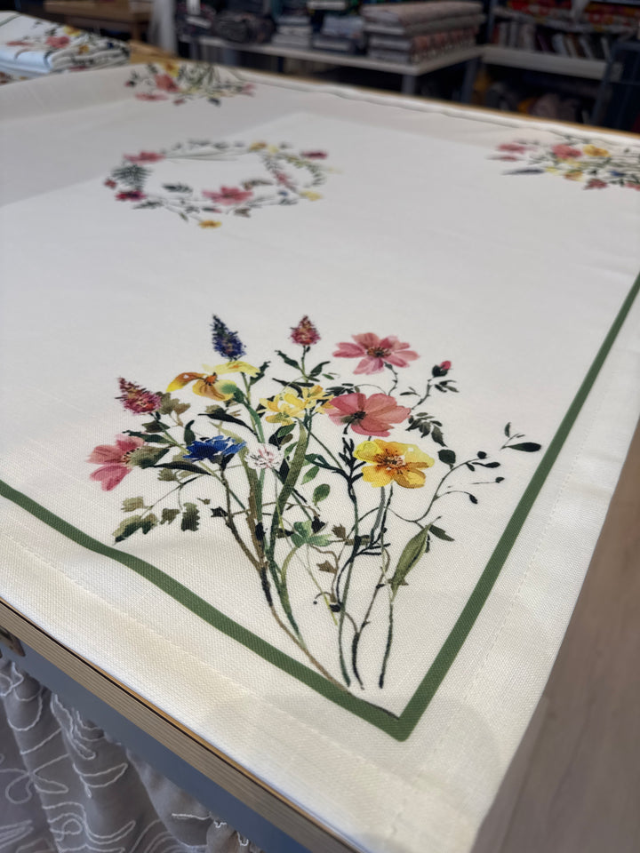 Duk Blomstereng, 85x85cm