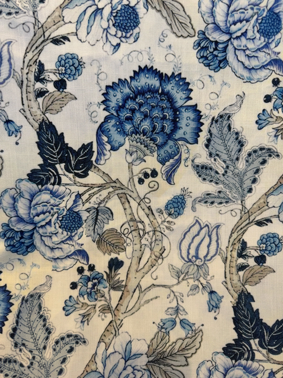 Gardinhøyde Mette, blå 160/220