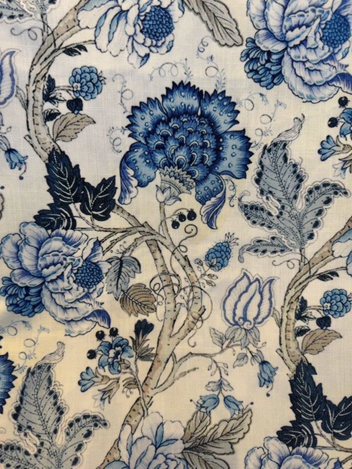 Gardinhøyde Mette, blå 160/220