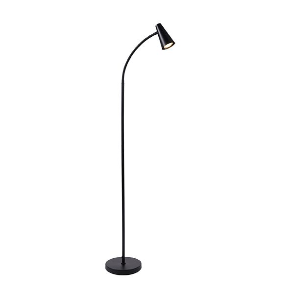 Figaro gulvlampe enkel, svart