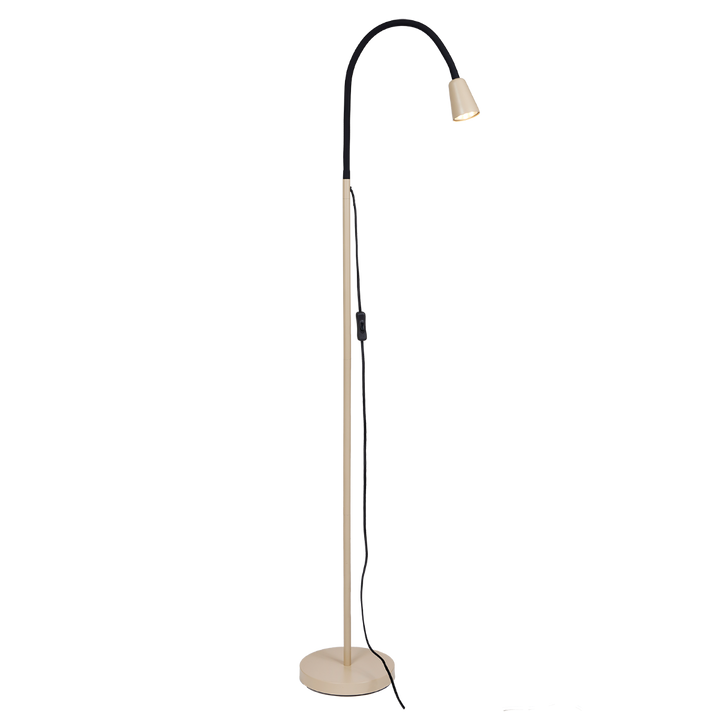 Gulvlampe Stella, beige
