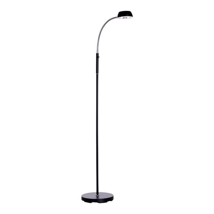 Gulvlampe Jonas-1, Svart m/dimmer