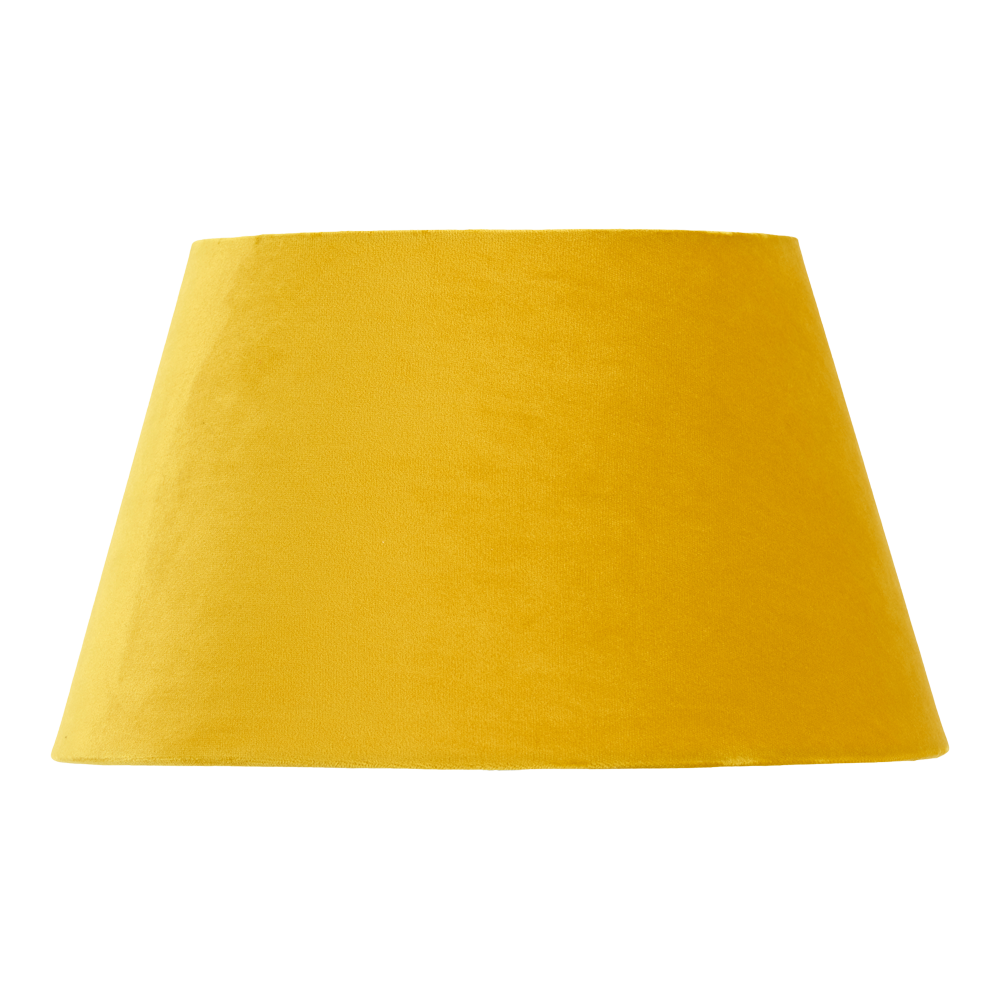 Lampeskjerm Savoy, 16cm Sennepsgul