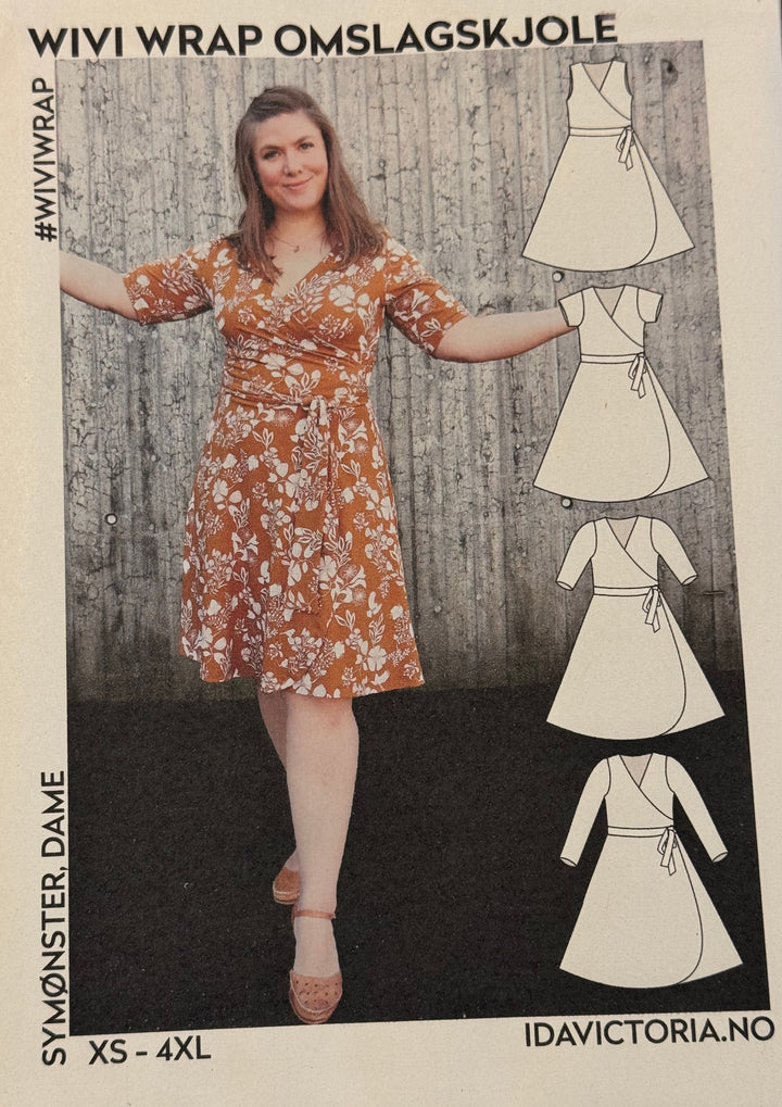 Symønster - Wivi Wrap Omslagskjole