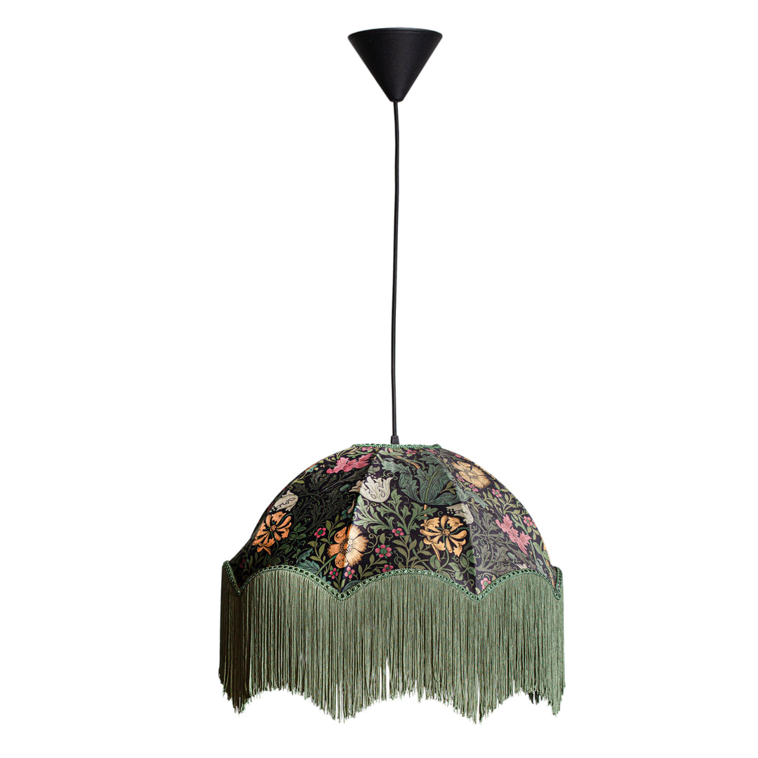 Taklampe Blomster, Ø44 Grønn