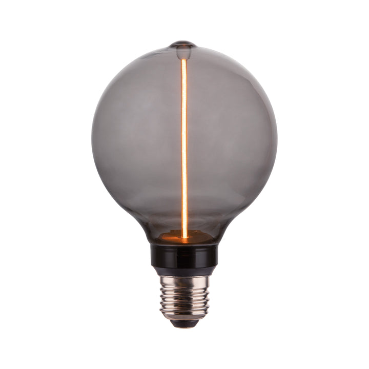 Lyspære E27, Deco Dash, Smoky finish, 95mm
