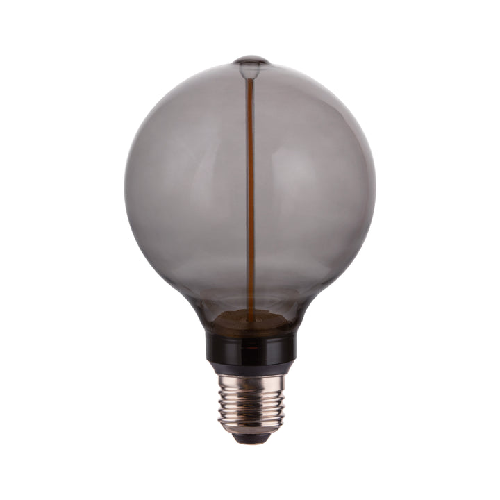 Lyspære E27, Deco Dash, Smoky finish, 95mm