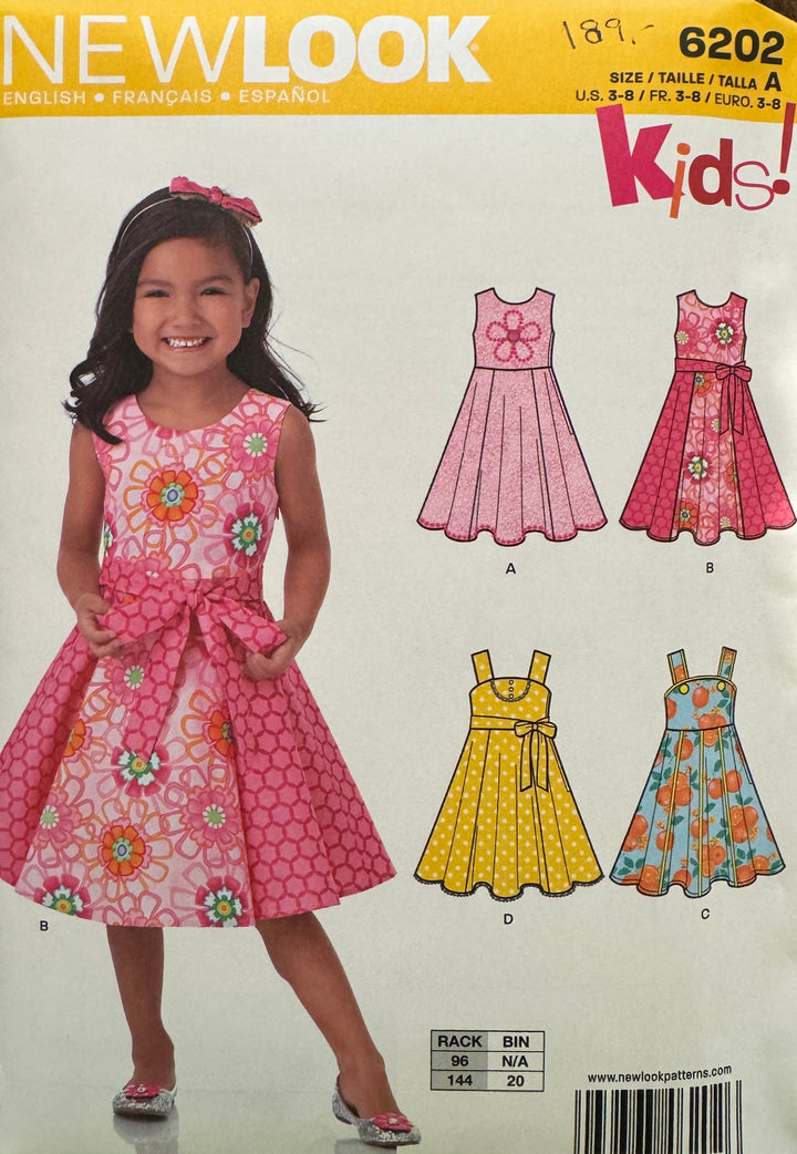 Symønster - Barnekjole 6202