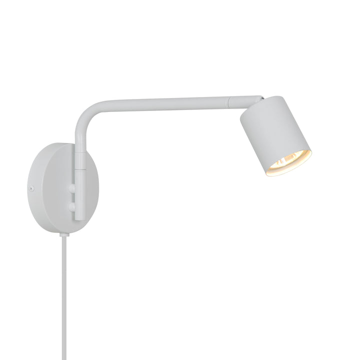 Vegglampe Explore Long, Hvit