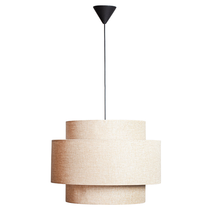 Taklampe Hilma, Ø40cm Beige