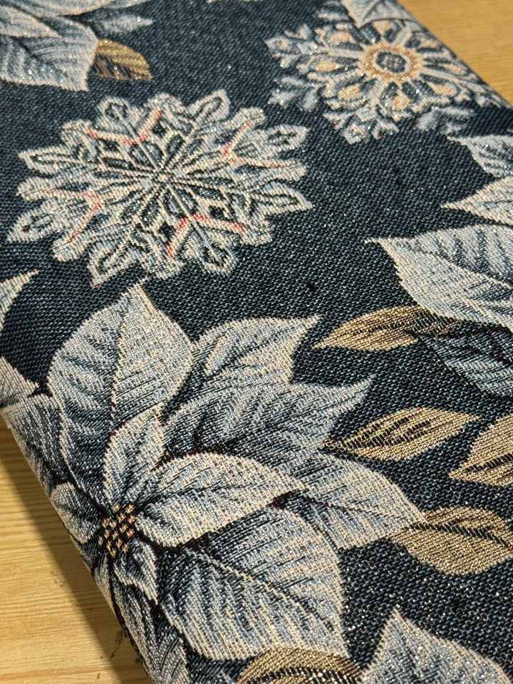 Metervare, Gobelin - Freezer Lurex Azul