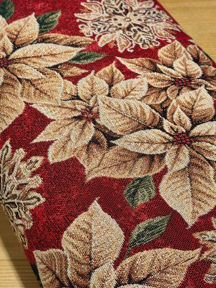 Metervare, Gobelin - Freezer Lurex Rojo