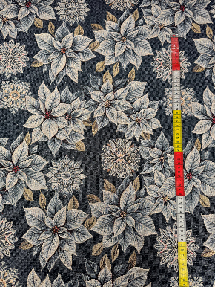 Metervare, Gobelin - Freezer Lurex Azul