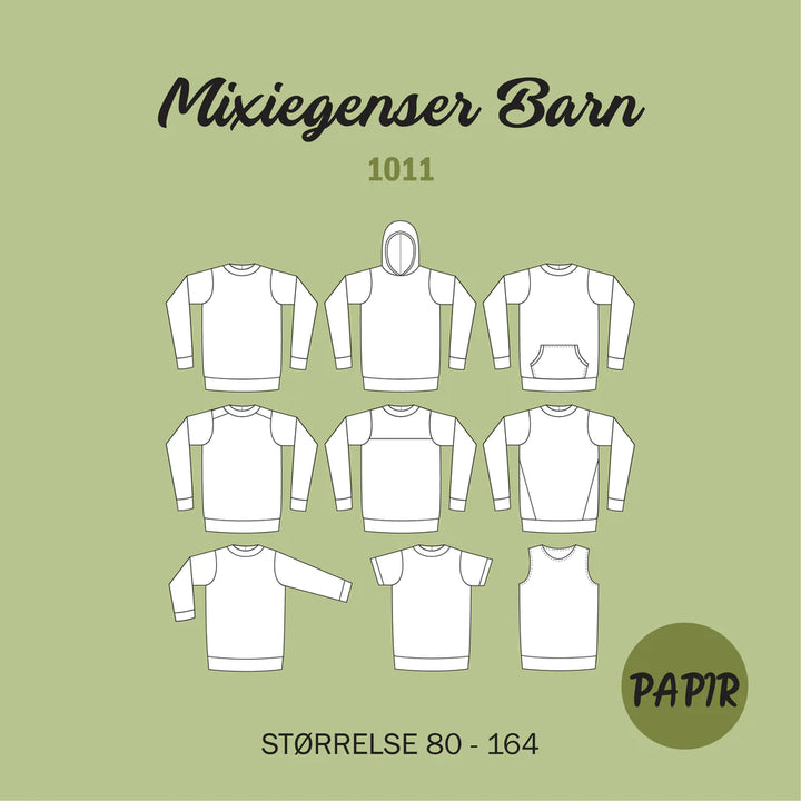 Mixiegenser barn -Symønster