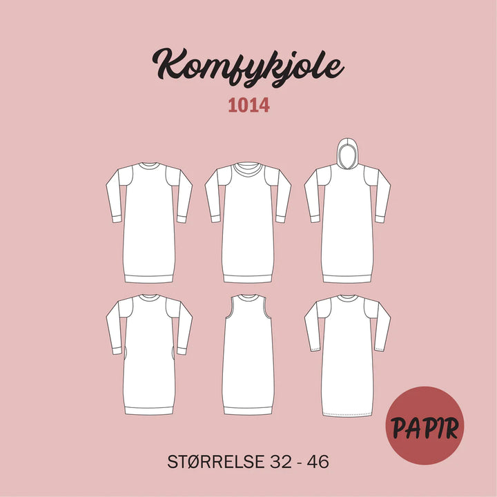 Komfykjole -Symønster