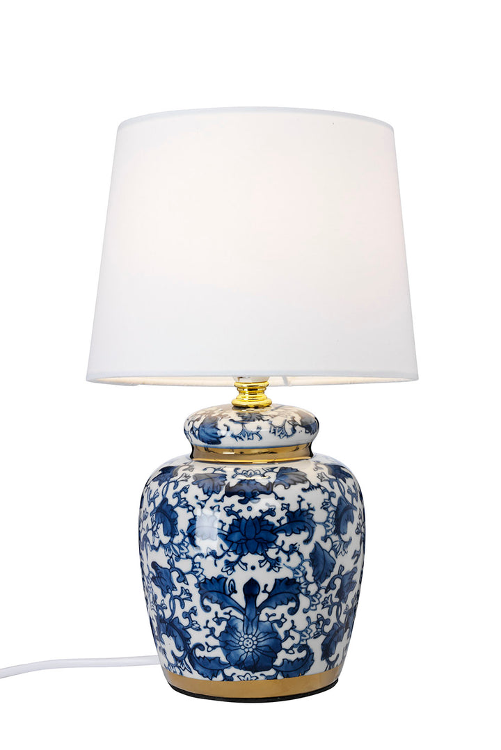 Bordlampe Klassisk Blå Mini