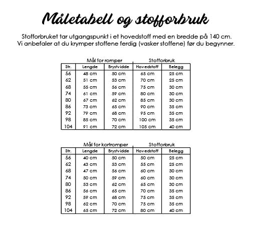 Romper i en fei -Symønster