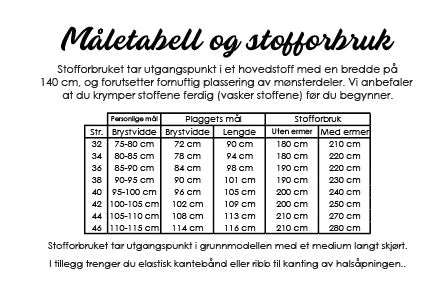 Frydkjole -Symønster