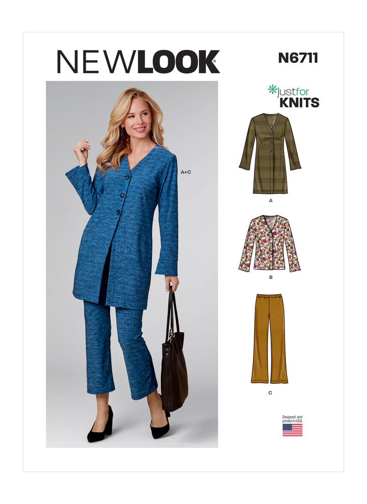 Symønster New Look, Jakke og bukse