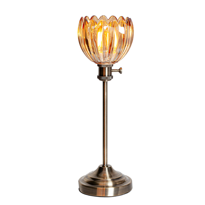 Bordlampe Nora, Amber