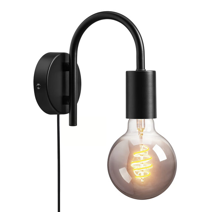 Paco vegglampe, Svart