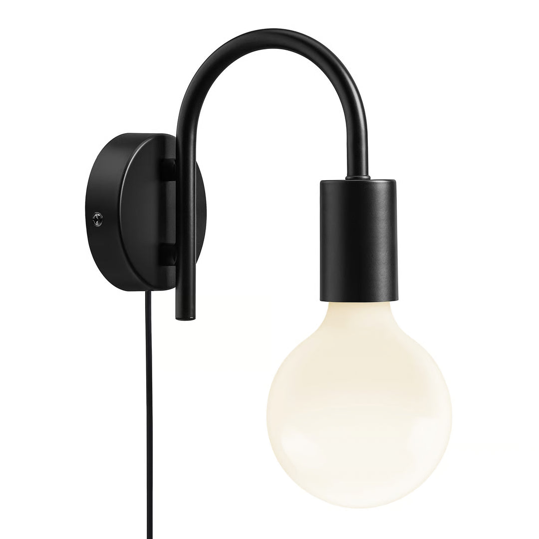Paco vegglampe, Svart