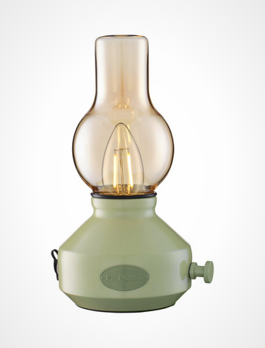 Glimt oppladbar bordlampe, grønn
