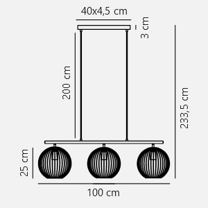 Beroni taklampe