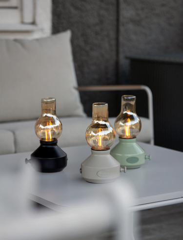 Glimt oppladbar bordlampe, grønn