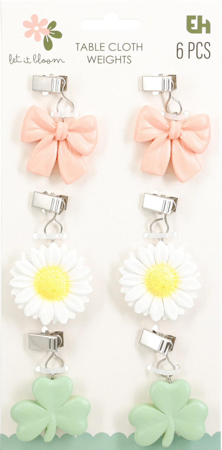 Duklodd, blomster 4,5x4,5cm 6stk