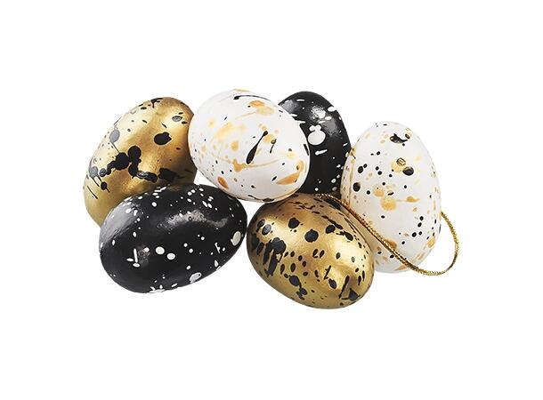 Påskepynt Miniegg, 6pk