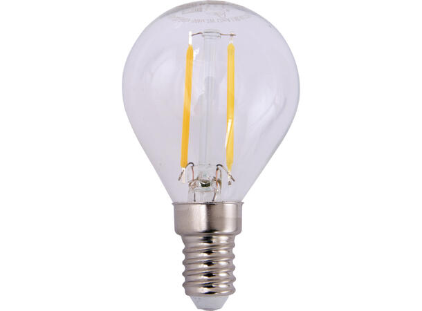 E14 klar, 2w (15w)