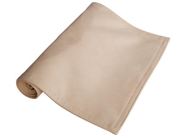 Semsket velour løper, krem
