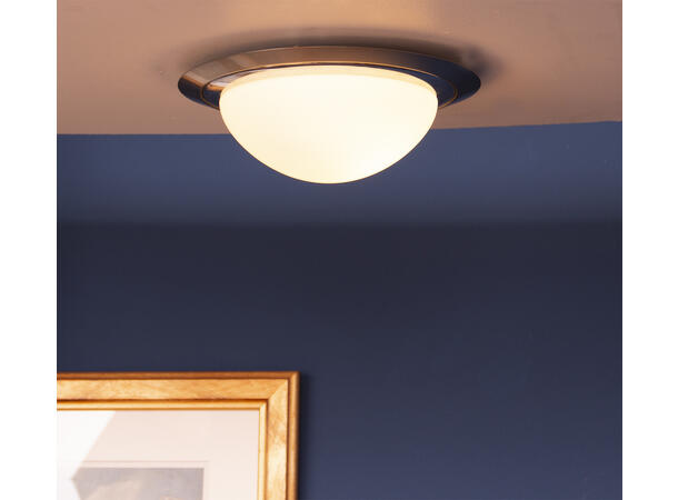 Mars plafond stål/krom