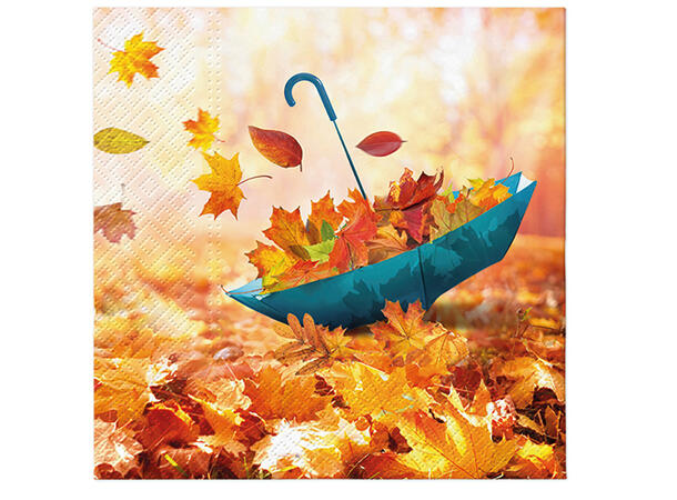 Lunsjserviett - Umbrella leaves