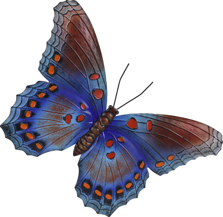 Veggdekor Sommerfugl i metall, 44x31cm