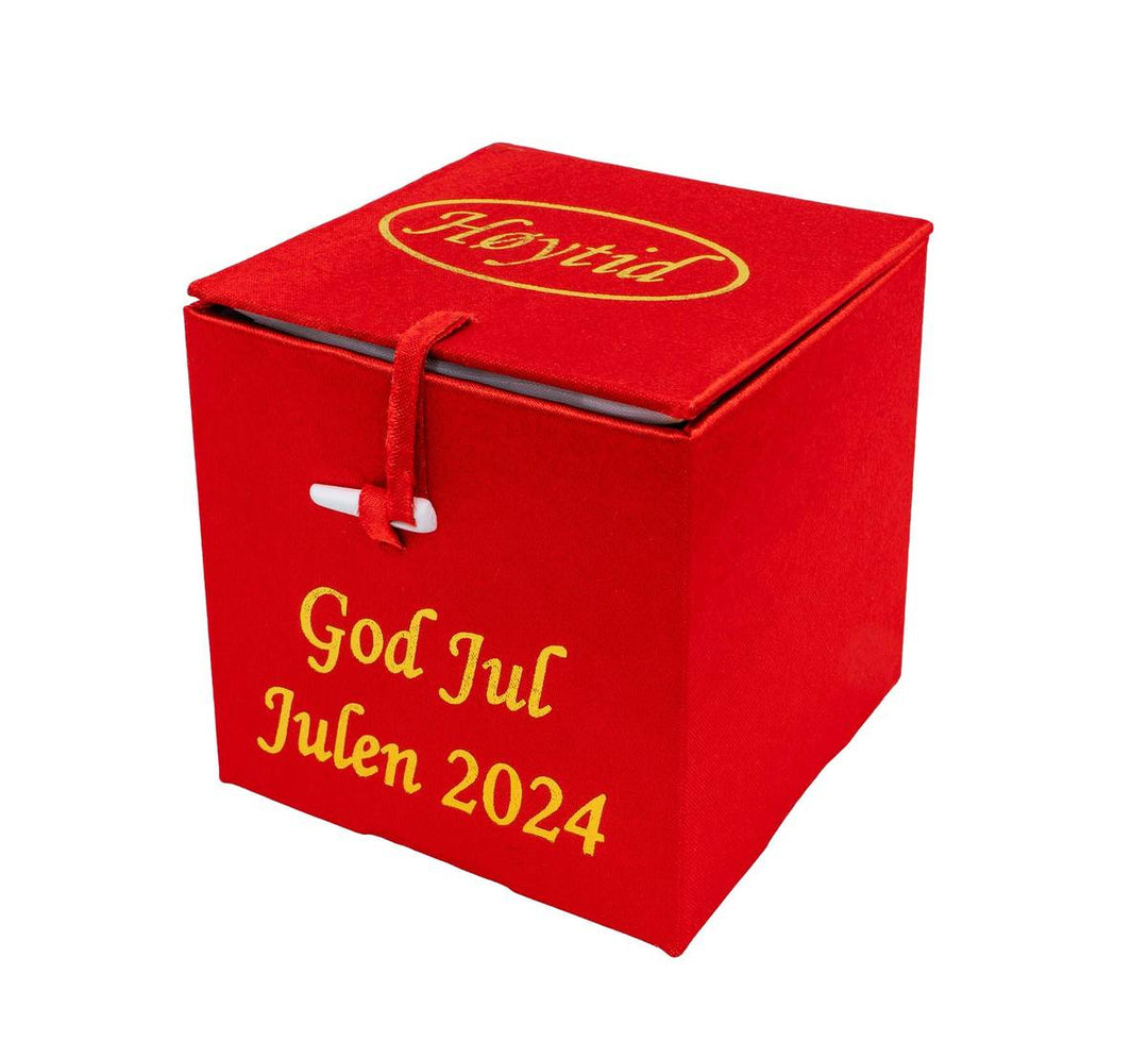 Håndmalt julekule 2024