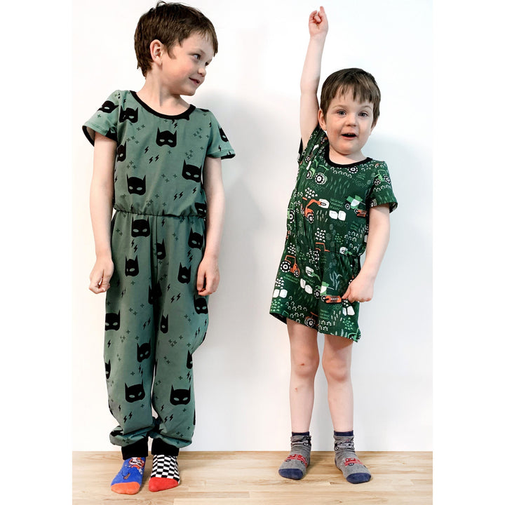 Symønster - Jens & Jenny Jumpsuit, barn (92-158)