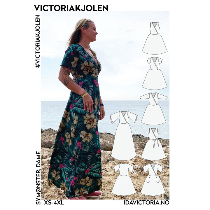 Victoriakjolen, dame - symønster