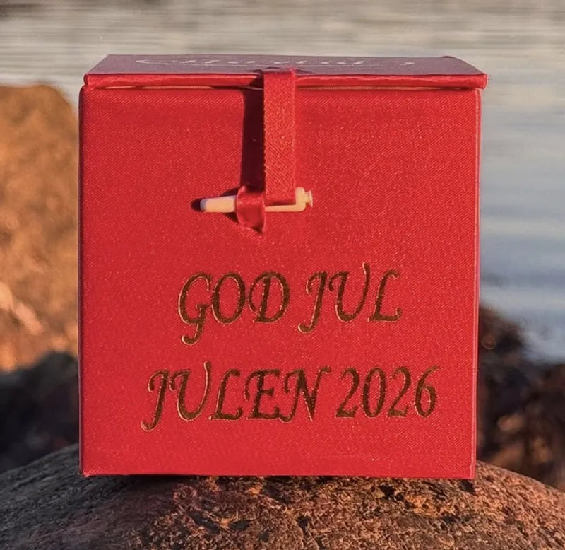 Håndmalt julekule 2026